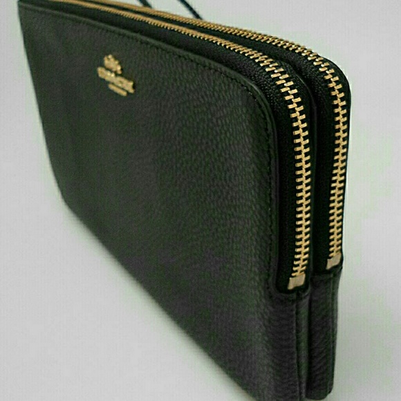 {SOLD}●COACH DOUBLE ZIP WRISTLET - Picture 5 of 7